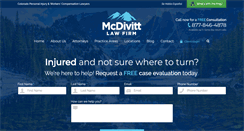 Desktop Screenshot of mcdivittlaw.com