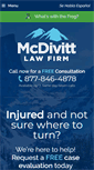Mobile Screenshot of mcdivittlaw.com